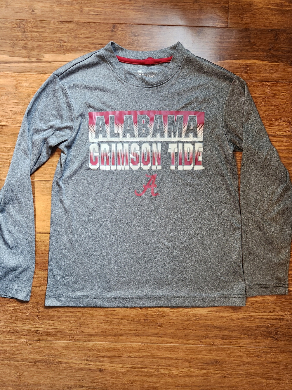 Alabama Crimson Tide Kids Boys Girls Long Sleeve Tee Shirt Tshirt, Youth Small